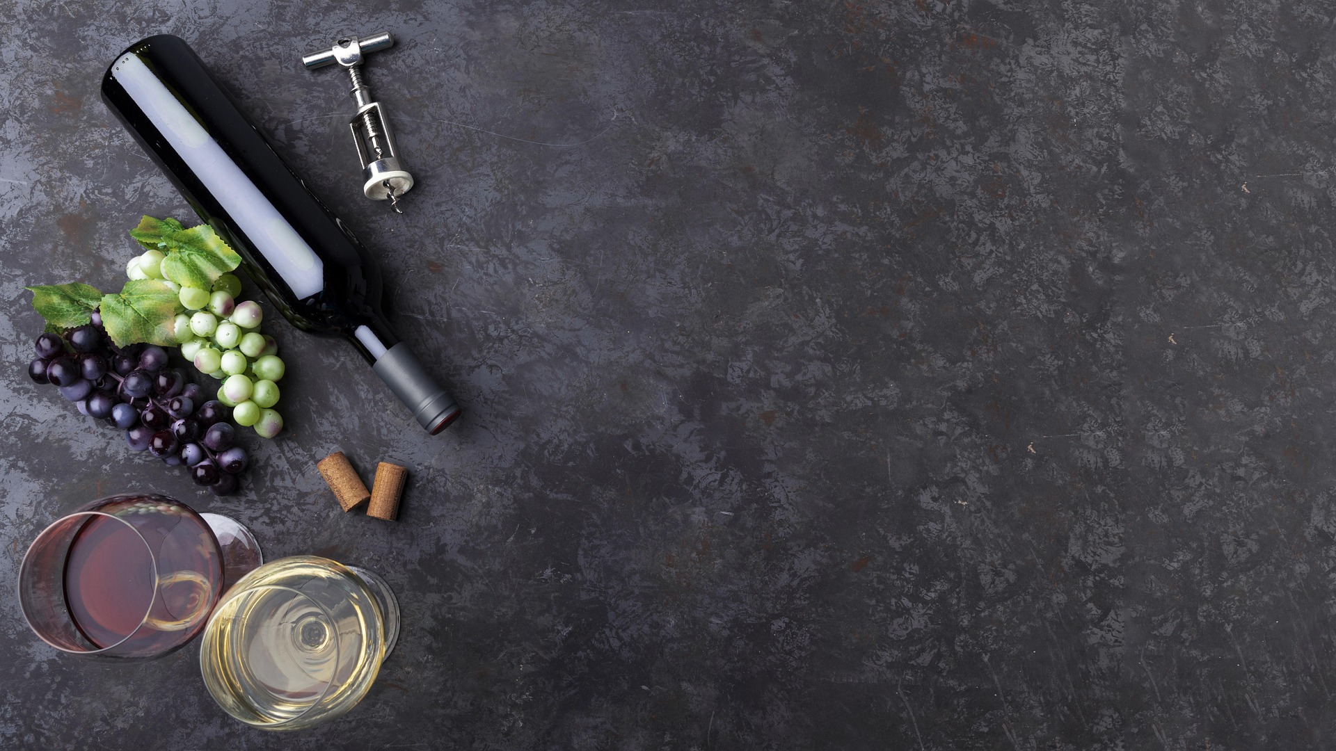 Weißwein Glas Detail